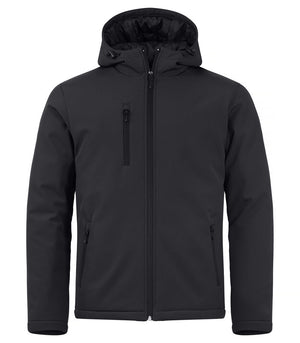 Padded Hoody Softshell Jacket - black