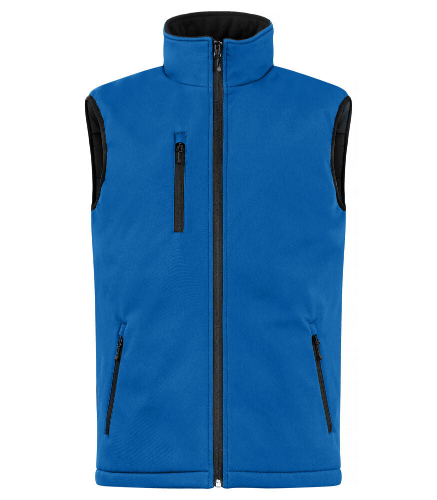 Padded Softshell Vest - royal blue