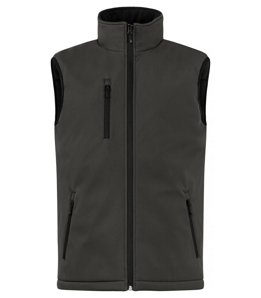 Padded Softshell Vest - dark grey