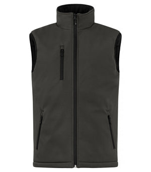 Padded Softshell Vest - dark grey