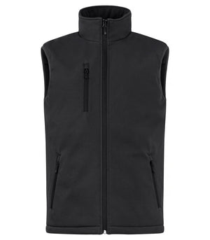 Padded Softshell Vest - black