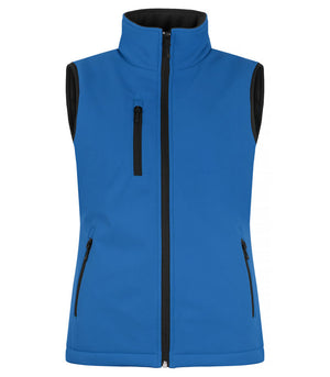Padded Softshell Vest Women - royal blue