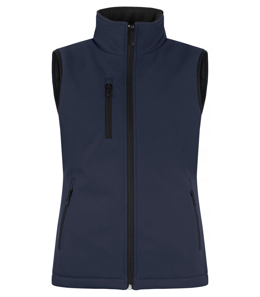 Padded Softshell Vest Women - dark navy
