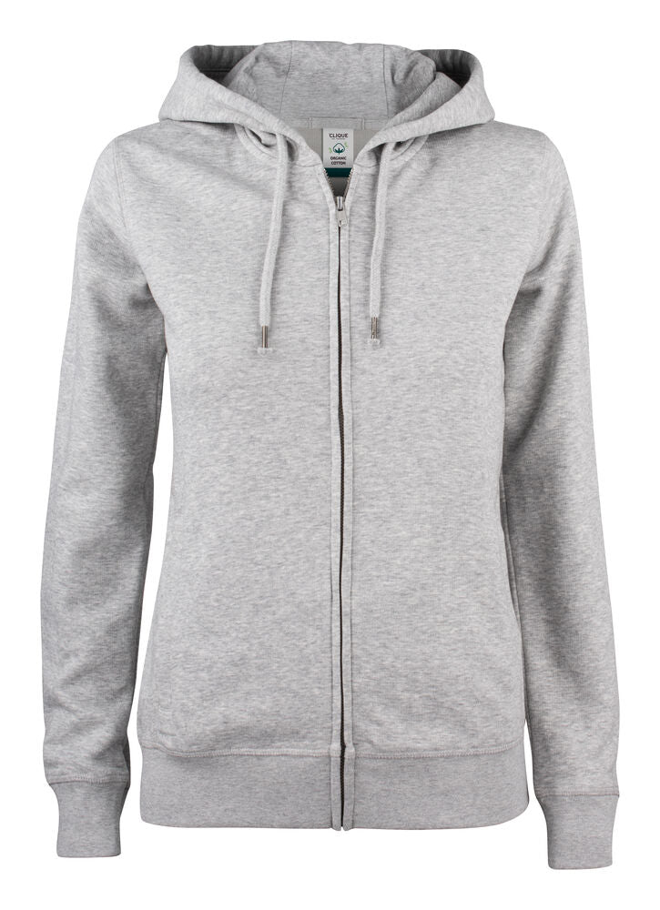 Premium OC Hoody FZ Women - grey melange