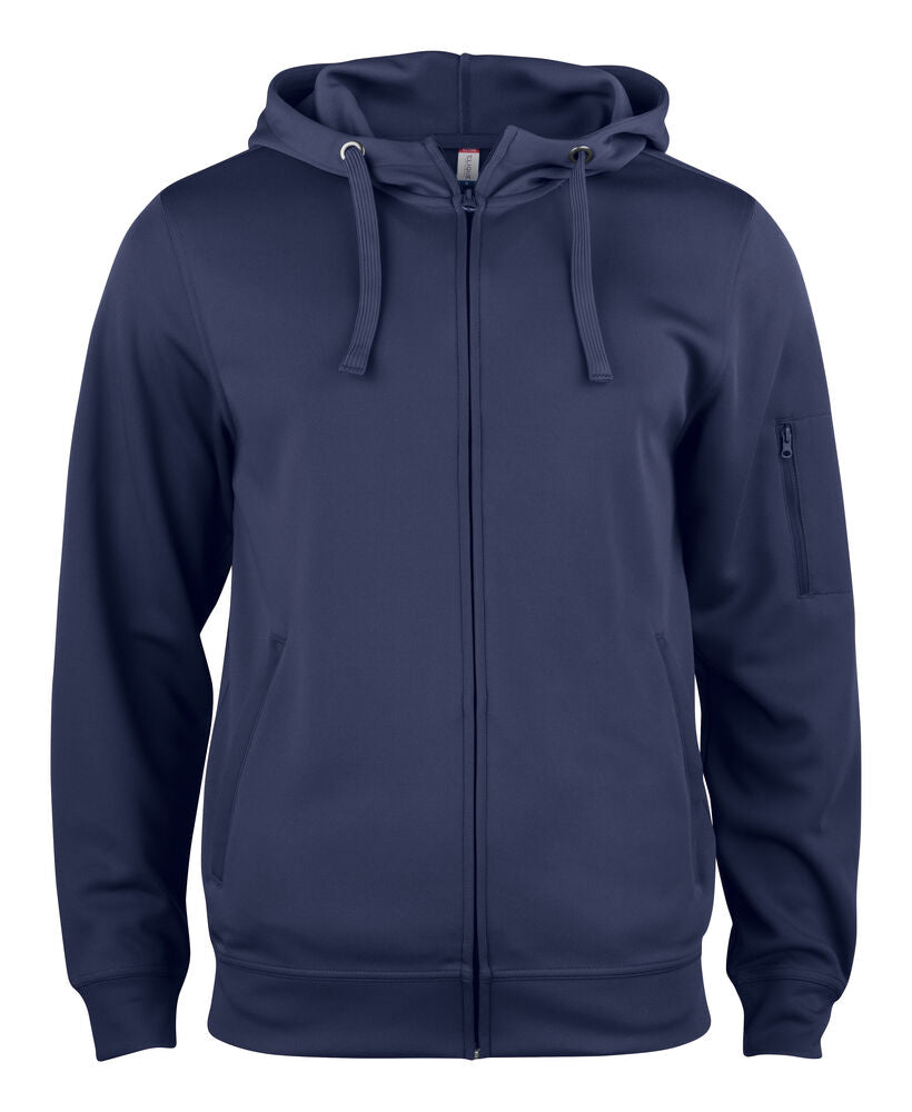 Basic Active Hoody FZ - dark navy