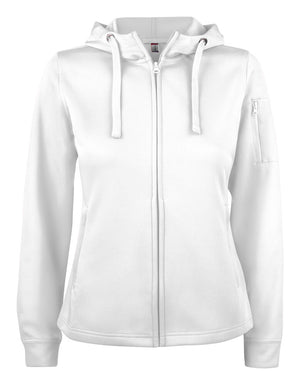 Basic Active Hoody FZ Women - white