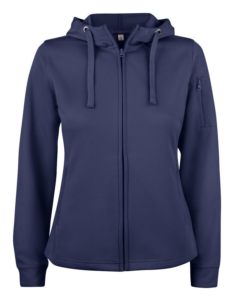 Basic Active Hoody FZ Women - dark navy
