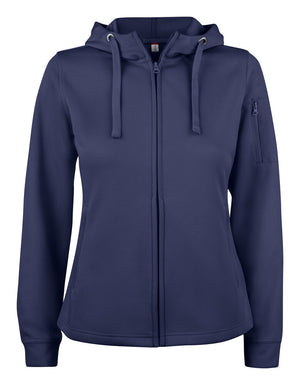 Basic Active Hoody FZ Women - dark navy