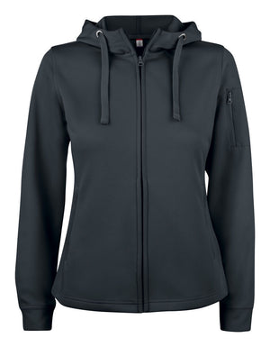 Basic Active Hoody FZ Women - black