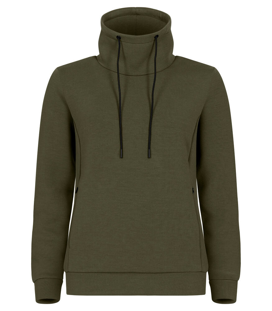 Hobart sweatshirt women - fog green