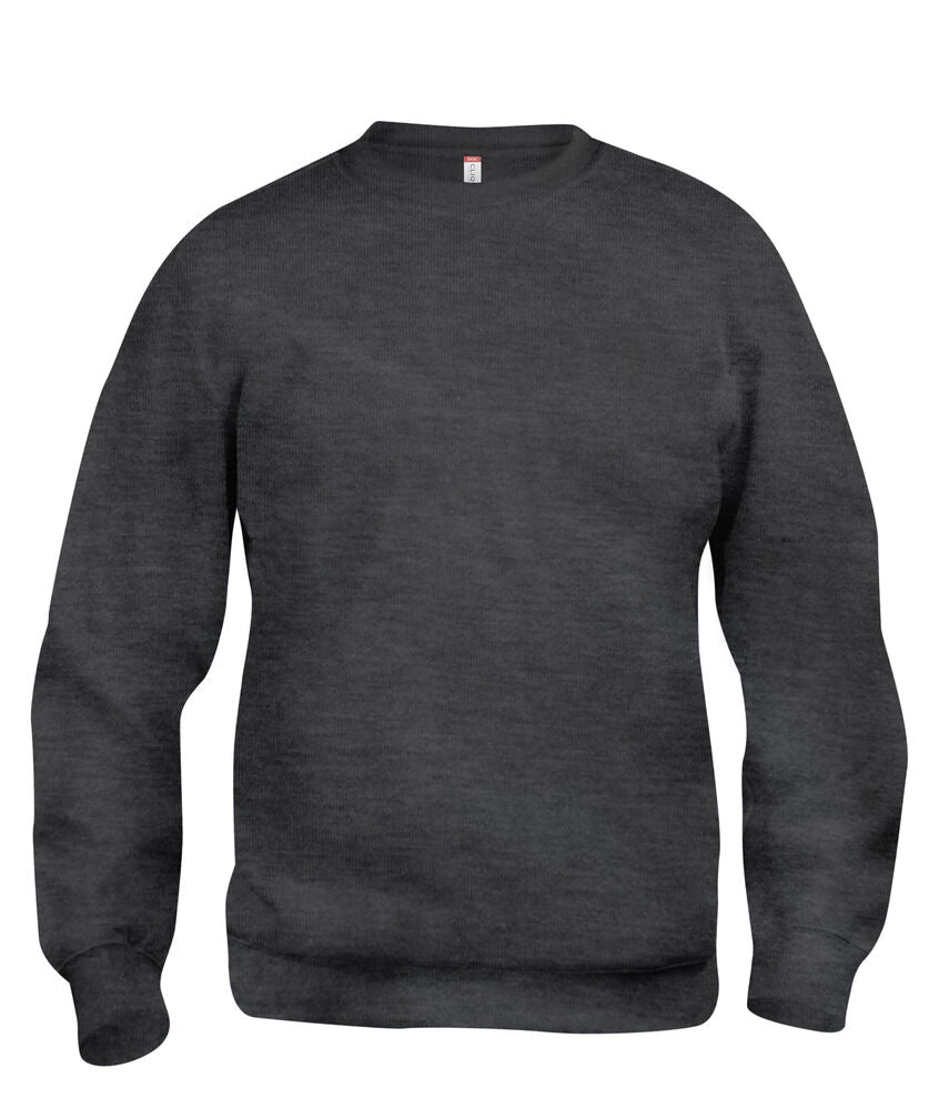 Basic Roundneck - antracit melange