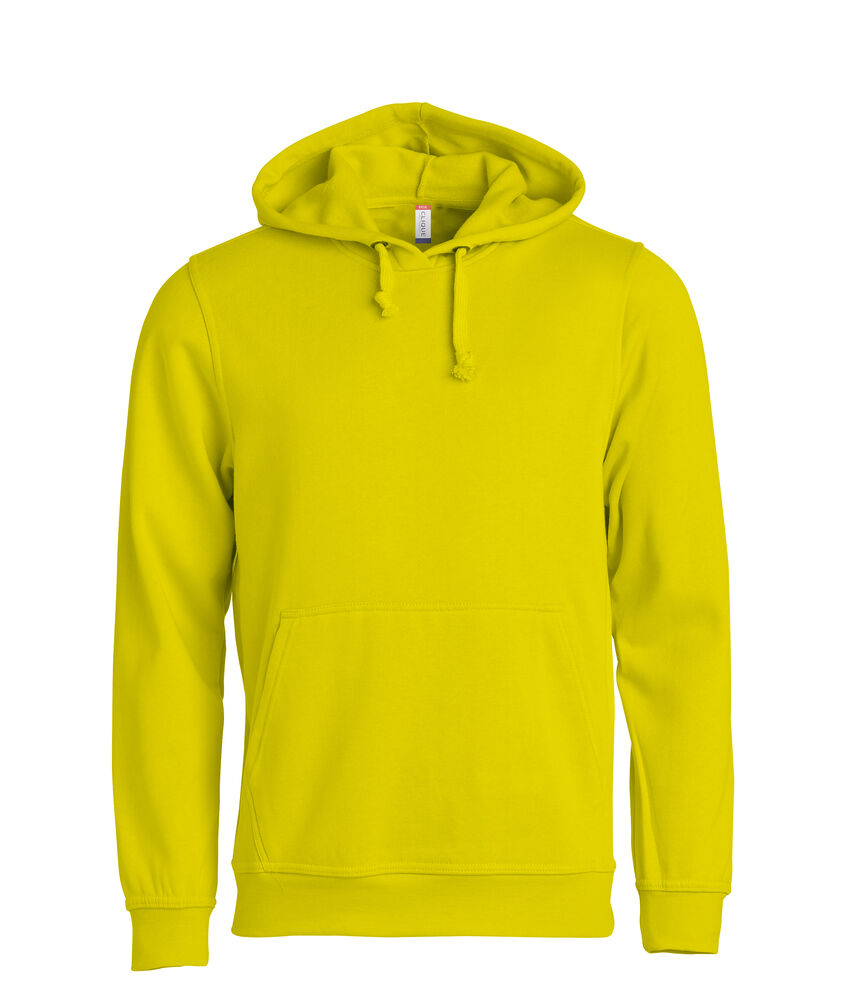 Basic Hoody - visibility yellow