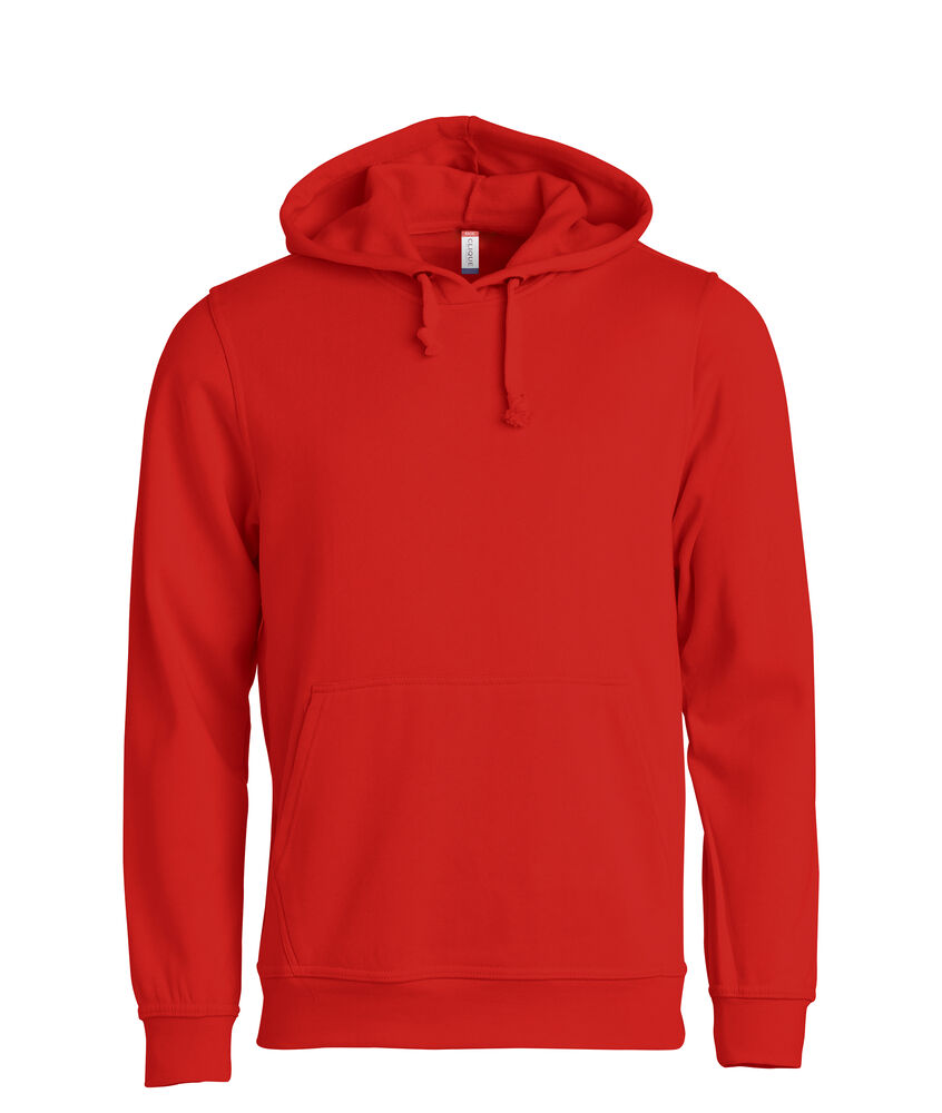 Basic Hoody - red
