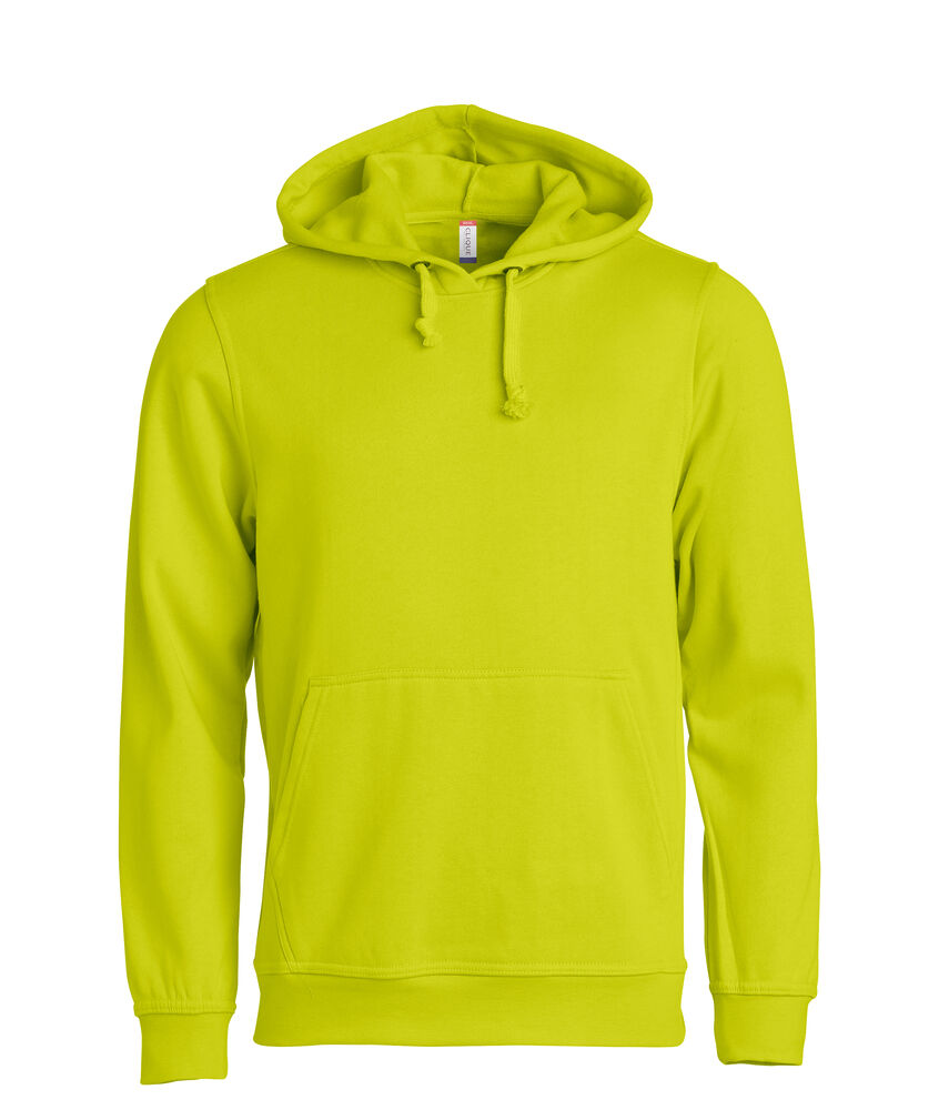 Basic Hoody - visibility green