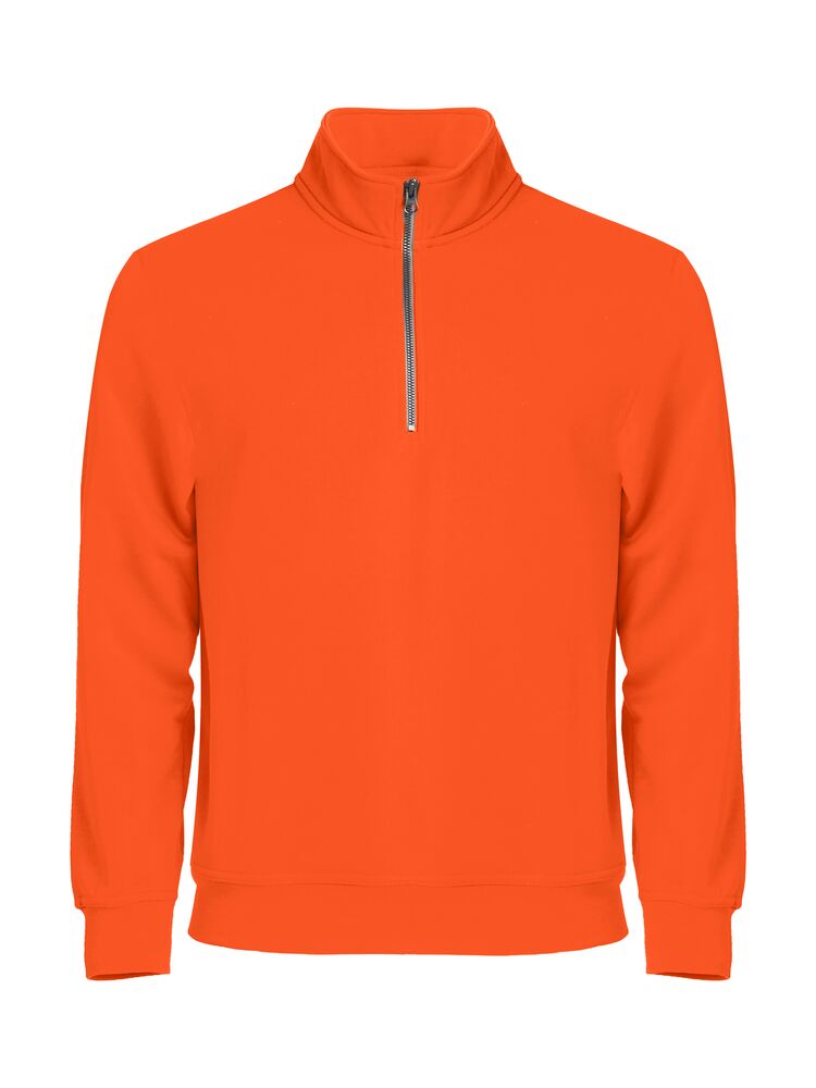 Basic Half Zip - visibility orange