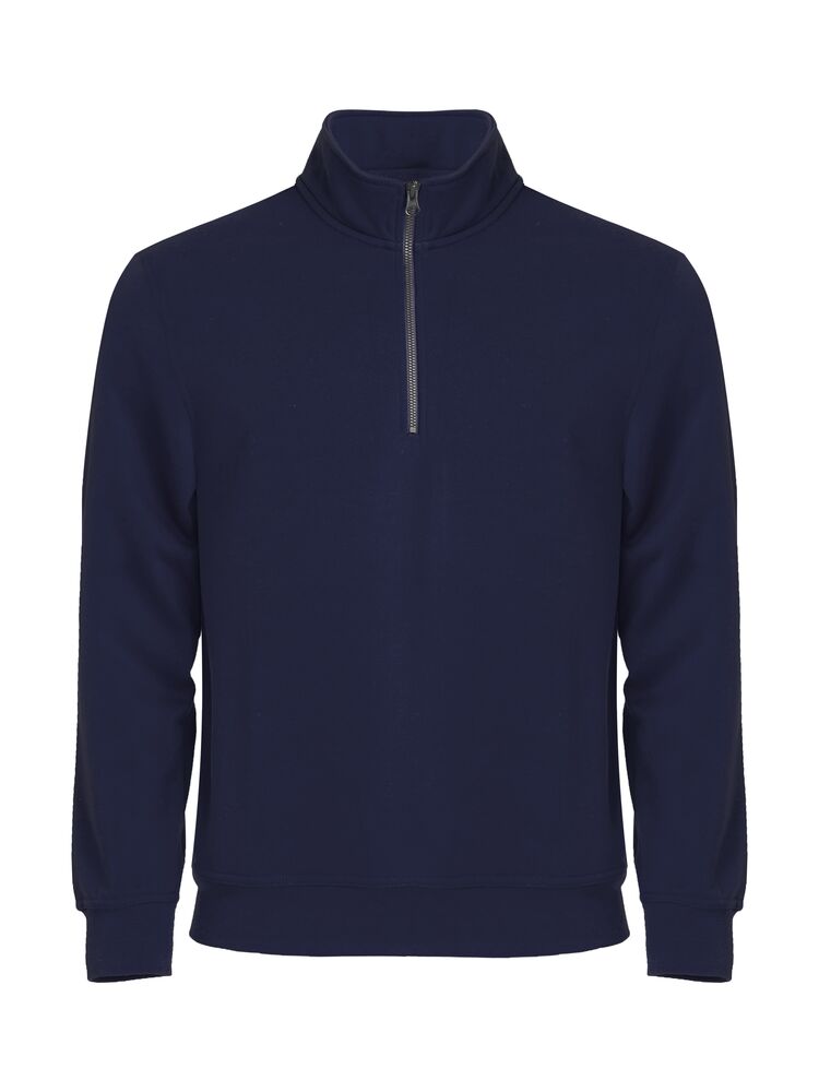 Basic Half Zip - dark navy