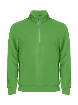 Basic Half Zip - apple green