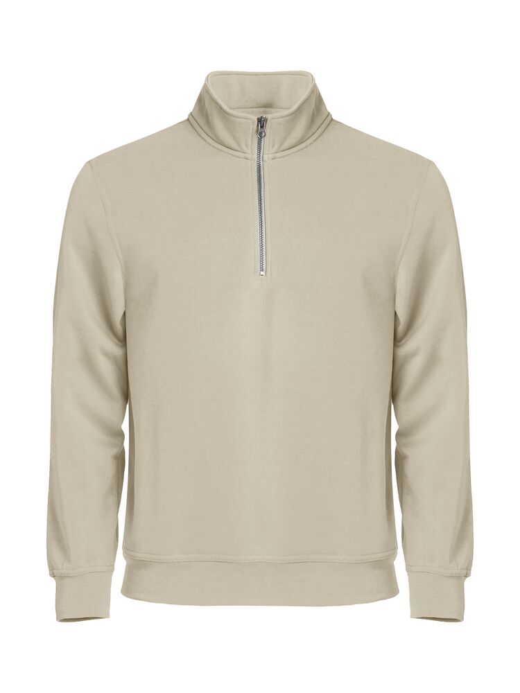 Basic Half Zip - light khaki