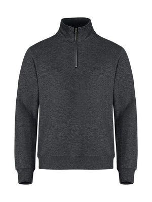 Basic Half Zip - antracit melange