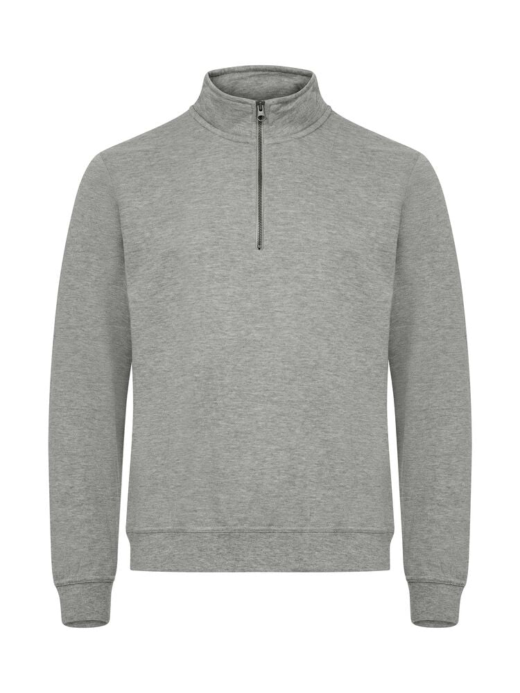 Basic Half Zip - grey melange