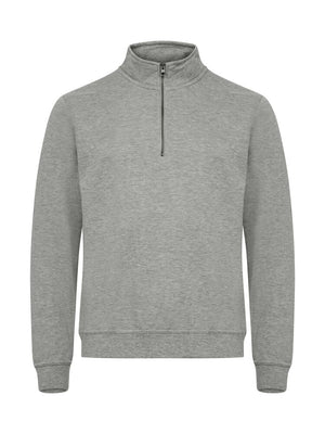 Basic Half Zip - grey melange