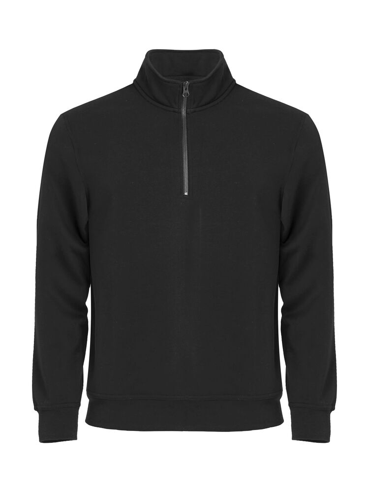 Basic Half Zip - black