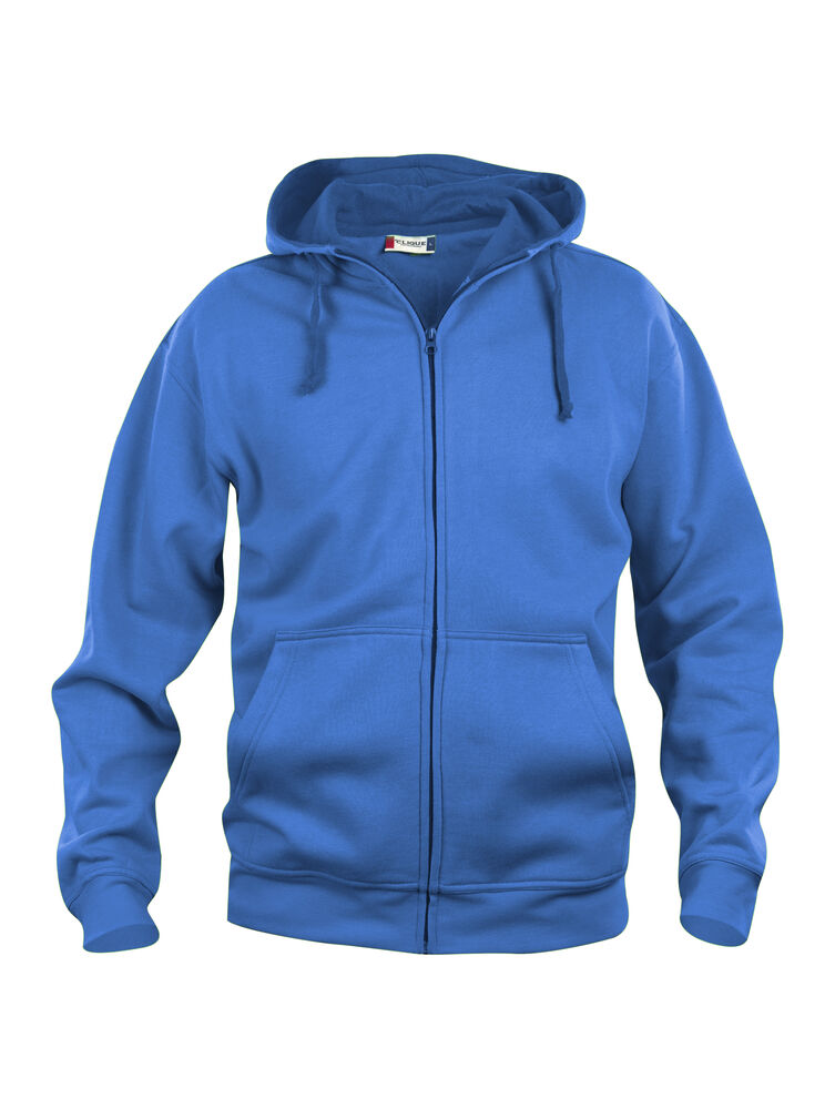 Basic Hoody Full Zip - royal blue