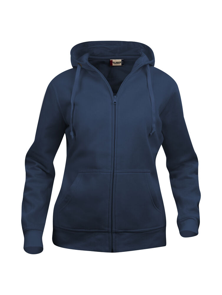Basic Hoody Full Zip Women - dark navy