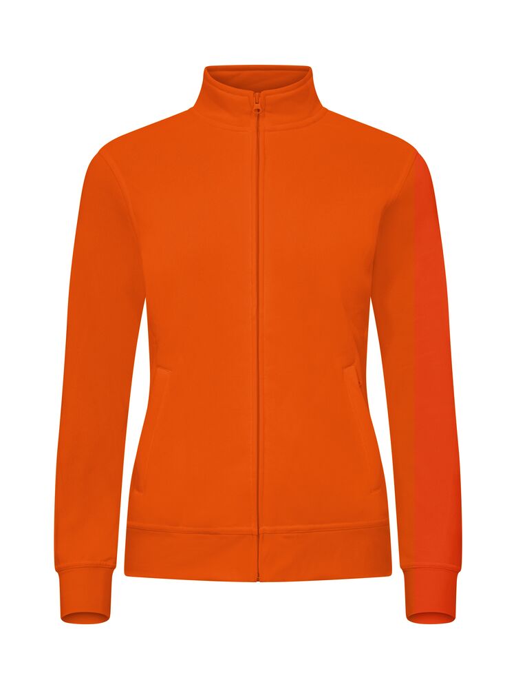 Basic Cardigan Women - visibility orange