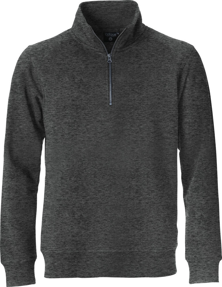 Classic Half Zip - antracit melange