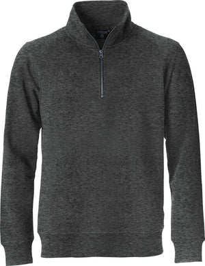 Classic Half Zip - antracit melange