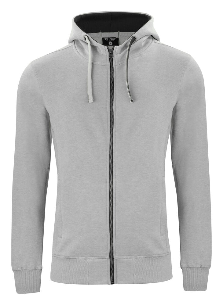 Classic Hoody Full Zip - grey melange