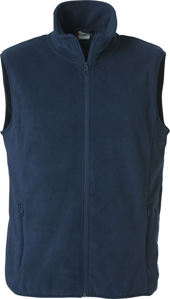 Basic Polar Fleece Vest - dark navy