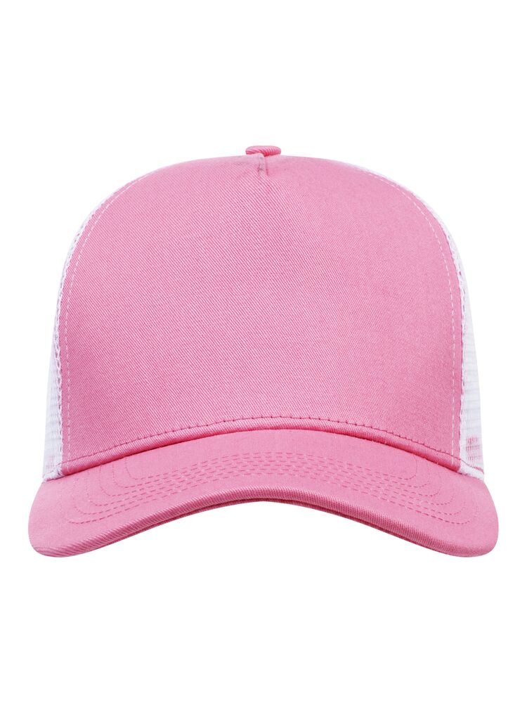Trucker cap - bright cerise/white