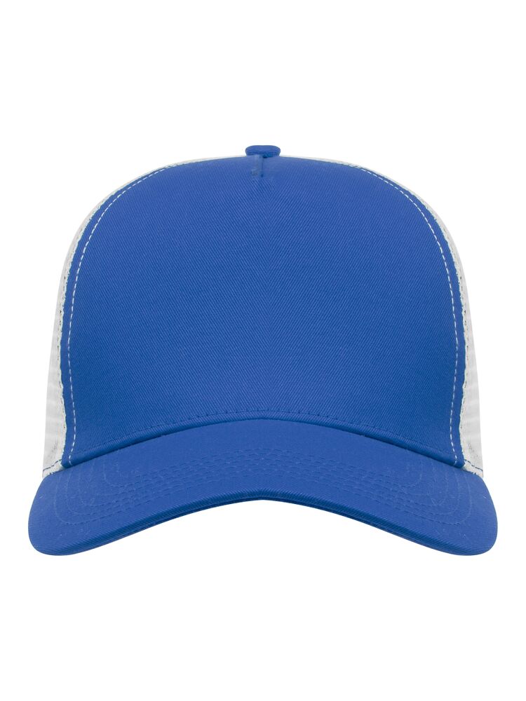 Trucker cap - royal blue/white