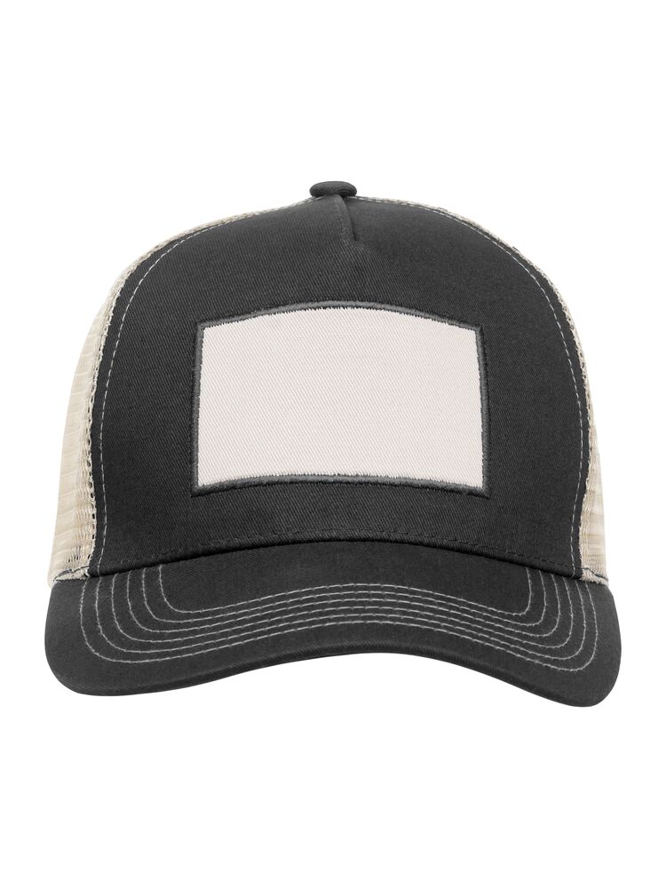 Trucker patch cap - metal grey