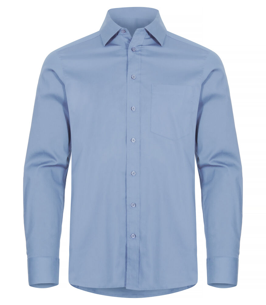 Stretch Shirt L/S - light blue