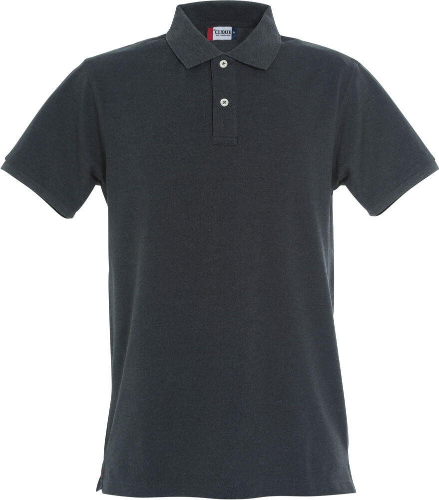 Stretch Premium Polo - antracit melange