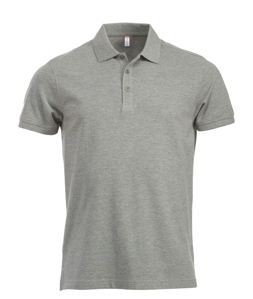 Classic Lincoln S/S Polo - grey melange