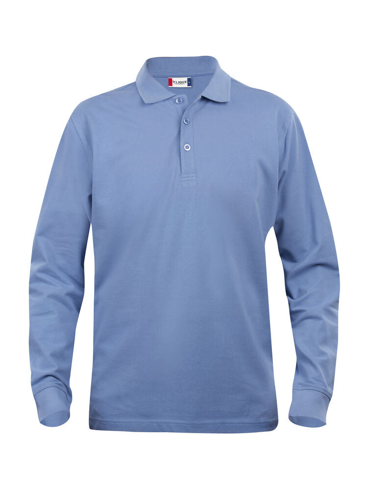 Classic Lincoln L/S Polo - light blue