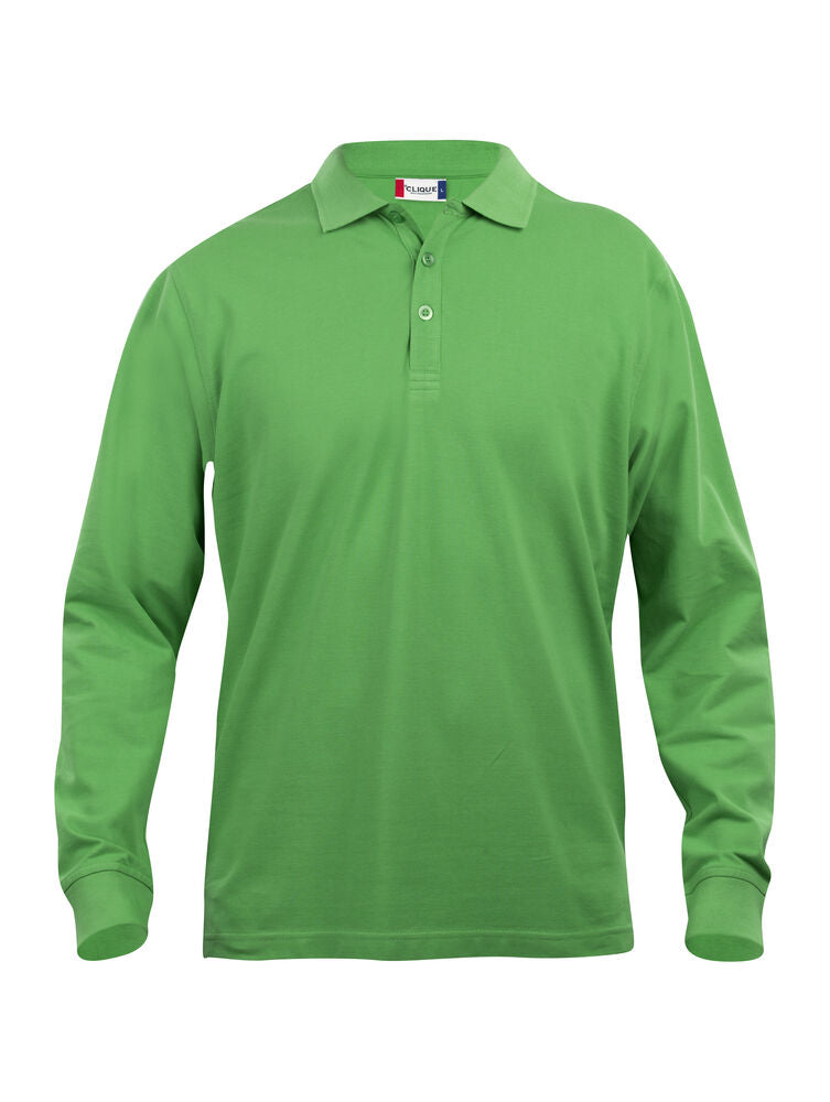 Classic Lincoln L/S Polo - apple green