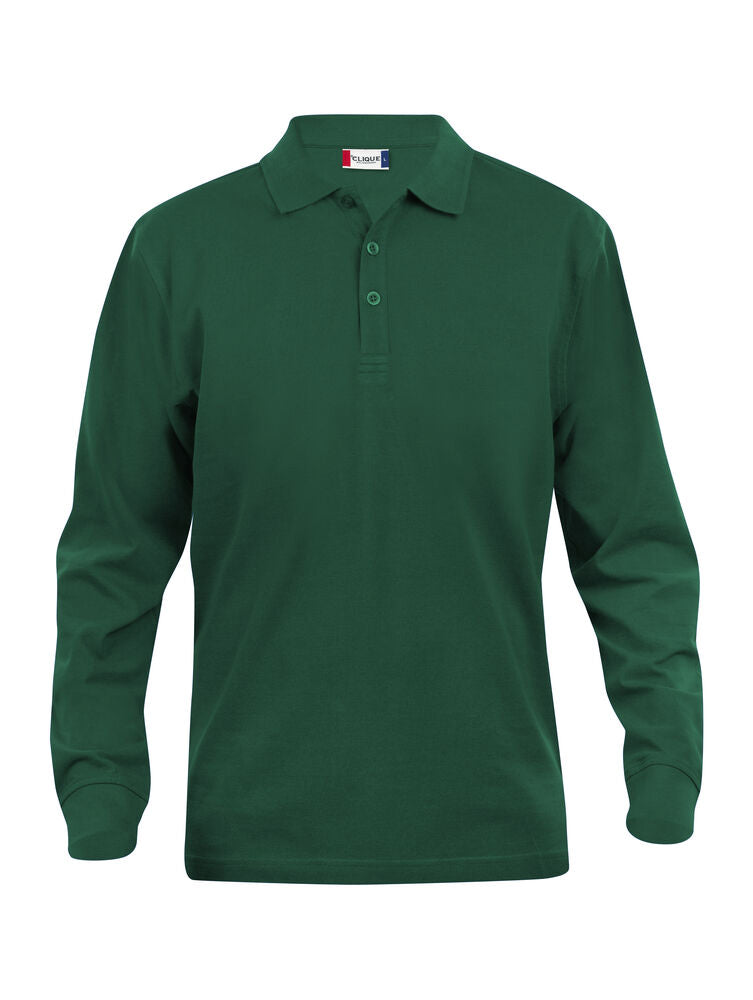 Classic Lincoln L/S Polo - bottle green