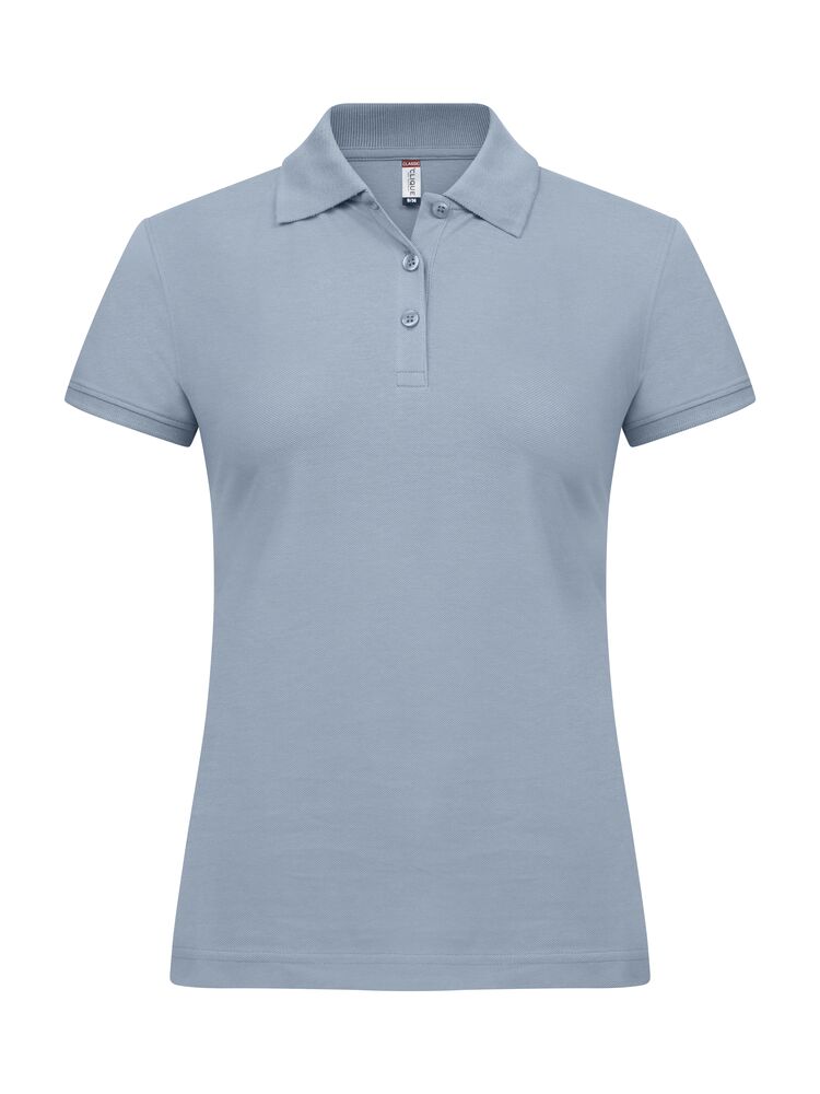 Classic Marion S/S Polo - soft blue