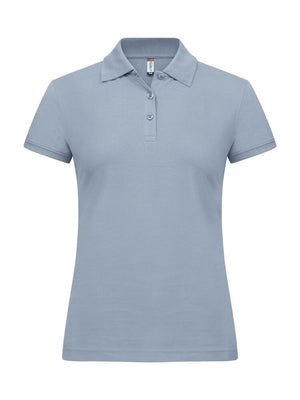 Classic Marion S/S Polo - soft blue