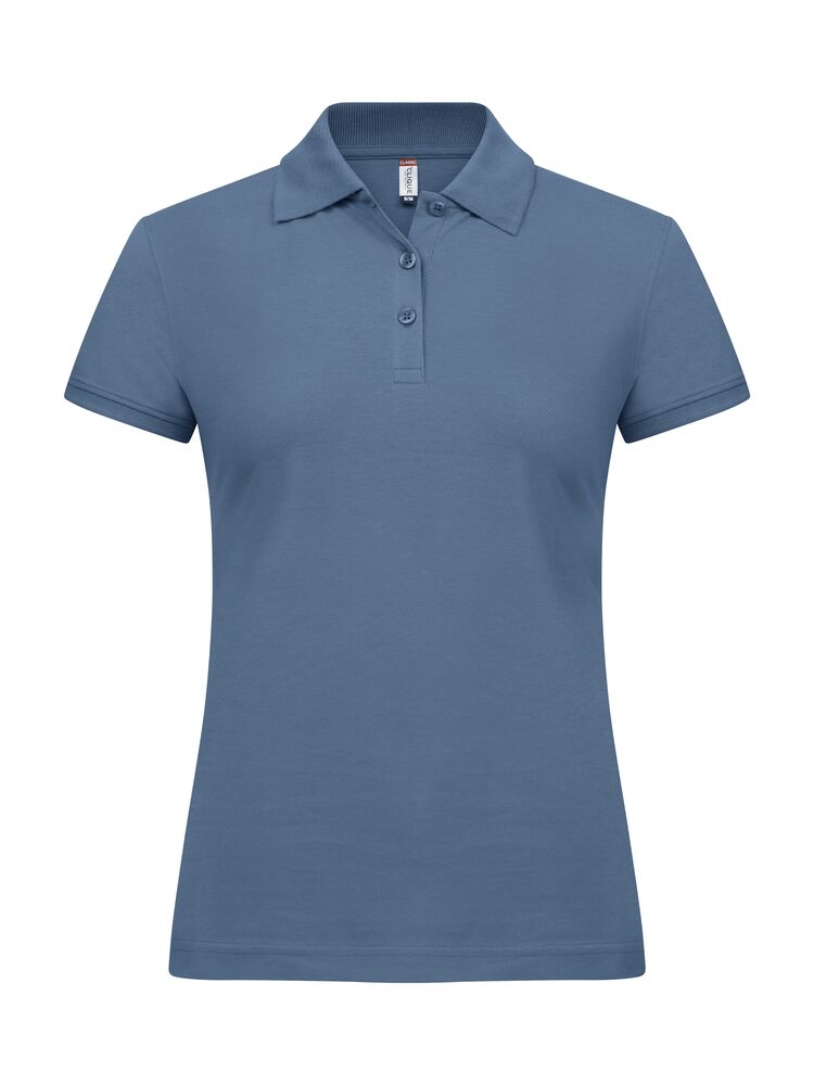 Classic Marion S/S Polo - steel blue