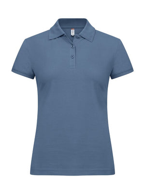 Classic Marion S/S Polo - steel blue