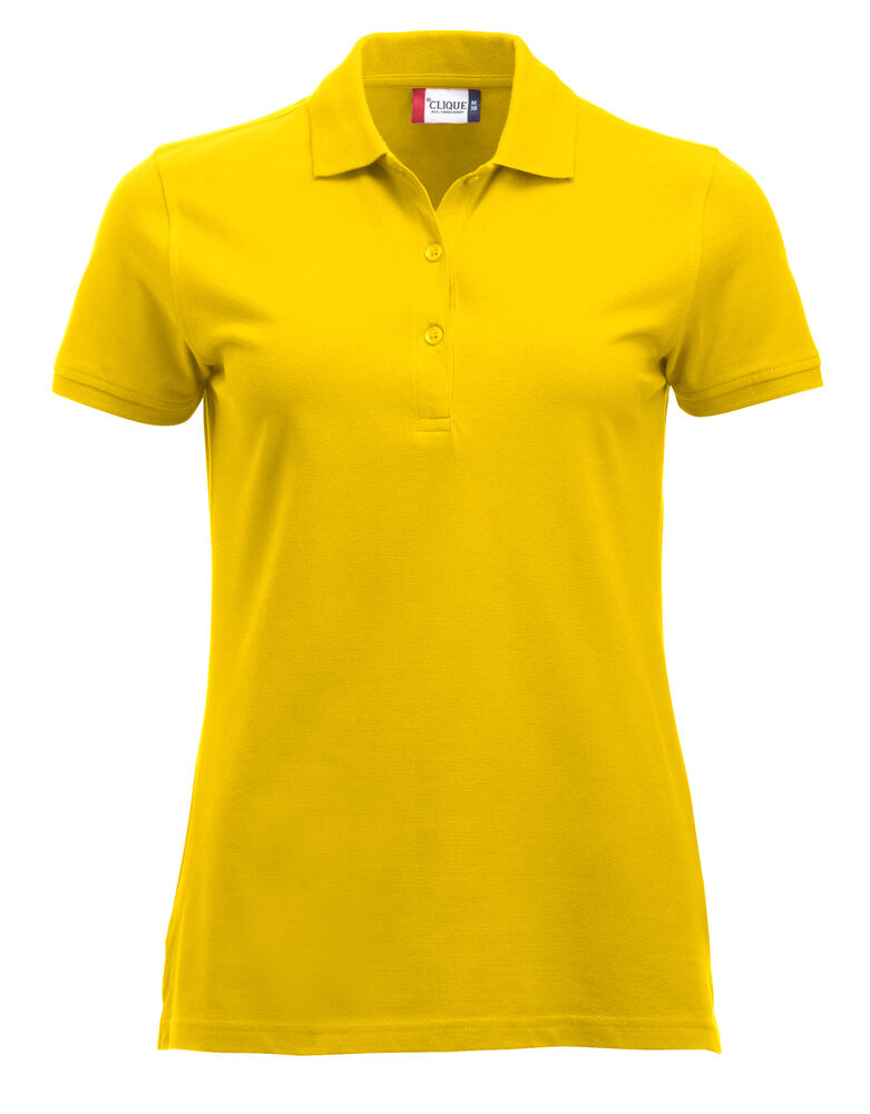 Classic Marion S/S Polo - lemon