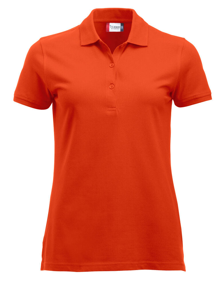 Classic Marion S/S Polo - blood orange