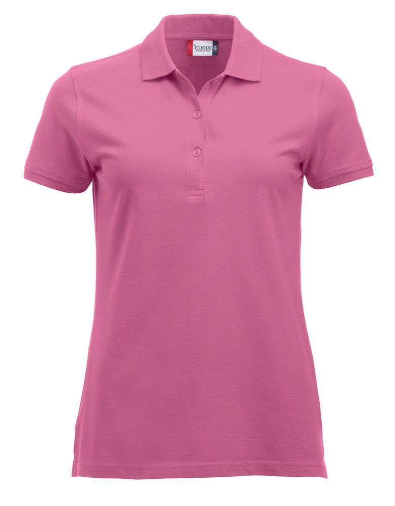 Classic Marion S/S Polo - bright pink
