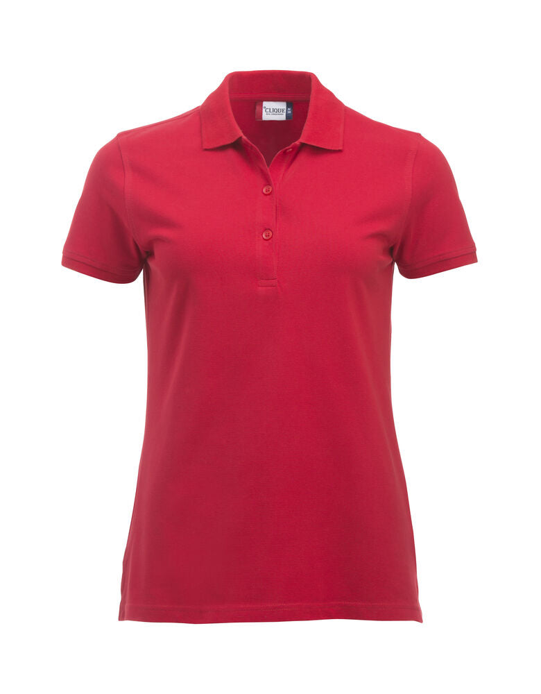 Classic Marion S/S Polo - red